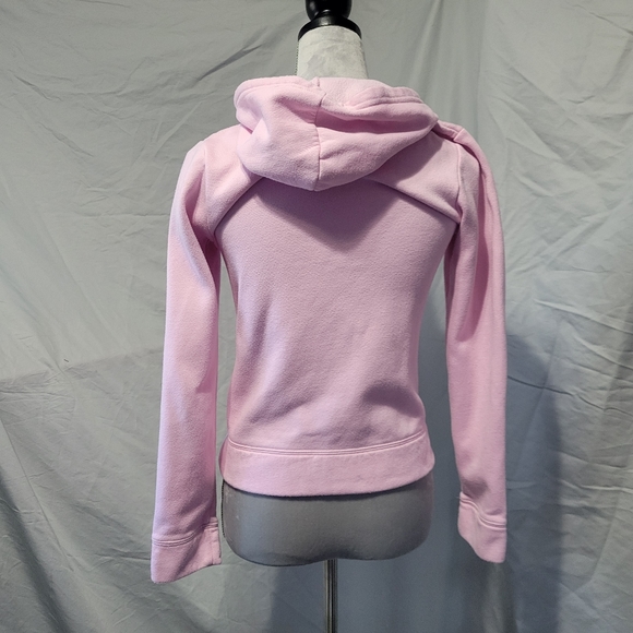Rocky the Zombie Pink Zip Front Hoodie Skulls Cute - Picture 4 of 9